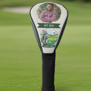 Funda Para Palo De Golf Cubre Driver Personalizado Golf Papá Mi Papá Foto