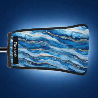 Funda Para Palo De Golf Cubreclub de Golf Personalizado Ópalo del Océano