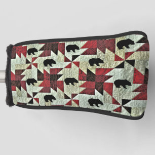 Funda Para Palo De Golf Cuello de oso negro