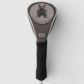Funda Para Palo De Golf Cuidado con la cubierta de cabeza de perro de golf