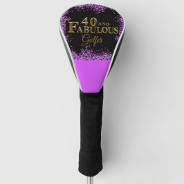 Funda Para Palo De Golf Cumpleaños 40 