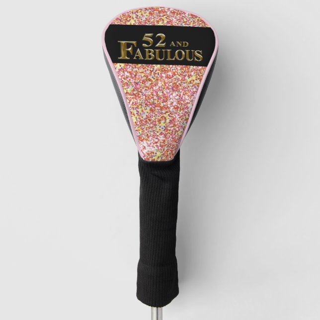 Funda Para Palo De Golf Cumpleaños 52  (Anverso)