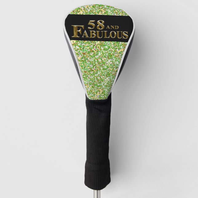 Funda Para Palo De Golf Cumpleaños 58  (Anverso)