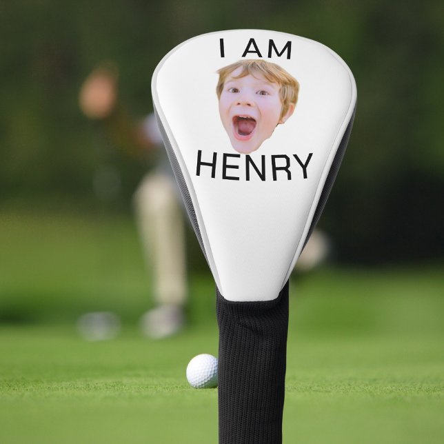 Funda Para Palo De Golf Cumpleaños de Golf con Rostro Personalizado Coinci (Subido por el creador)