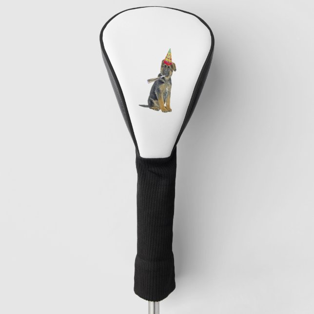 Funda Para Palo De Golf Cumpleaños de Pastor Alemán (Anverso)
