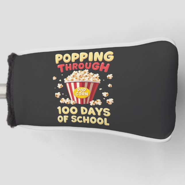 Funda Para Palo De Golf Cumpliendo 100 Días de Escuela (Anverso)