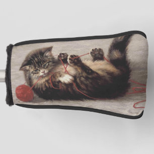 Funda Para Palo De Golf Cuna de gato, bola de yarn de gato