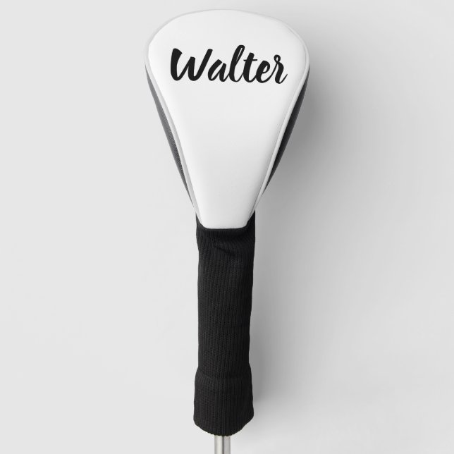 Funda Para Palo De Golf Curvy Walter Name, (Anverso)