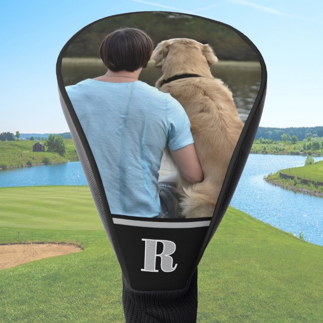 Funda Para Palo De Golf Custom Dog Photo Monogrammed Personalized Driver (Subido por el creador)