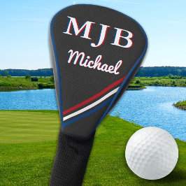 Funda Para Palo De Golf Custom Golfer Gift Personalized 3 Initial Monogram