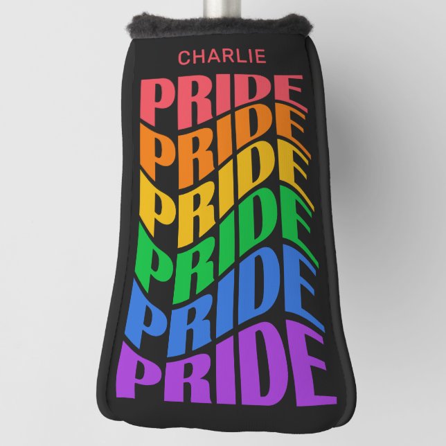 Funda Para Palo De Golf Custom Name Pride (Girar 90)