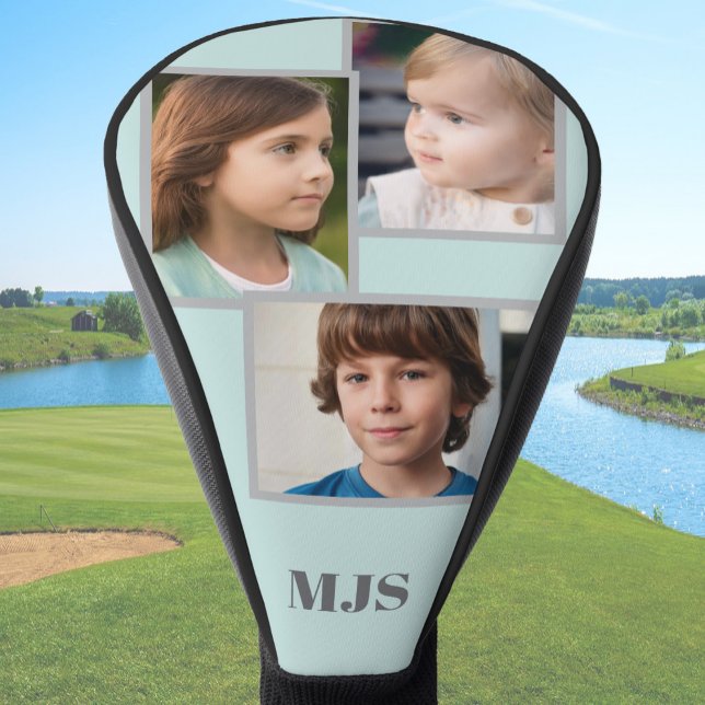 Funda Para Palo De Golf Custom Photo Collage Monogram Personalized  (Subido por el creador)