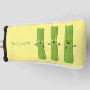 Funda Para Palo De Golf Cute apio palitos trio verduras personalizados
