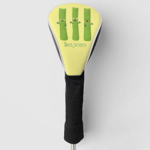 Funda Para Palo De Golf Cute apio palitos trio verduras personalizados