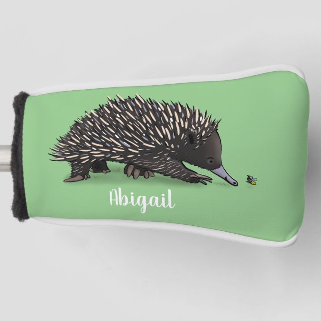 Funda Para Palo De Golf Cute echidna con ilustracion de personalizado de a (Anverso)