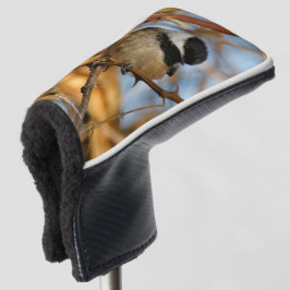 Funda Para Palo De Golf Cute esperanzador Songbird de pollo con gorro negr
