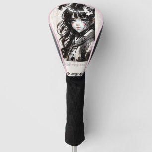 Funda Para Palo De Golf Cute kawaii chica - Eres el chisme en mi ojo