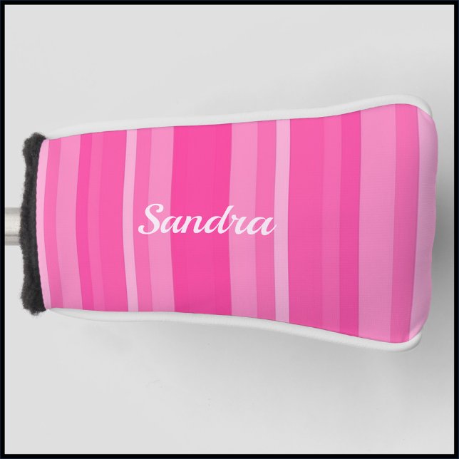 Funda Para Palo De Golf Cute Pink Strike Lady Golfer (Subido por el creador)