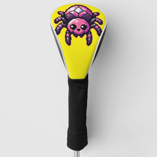 Funda Para Palo De Golf Cute Pixel Spider (Anverso)