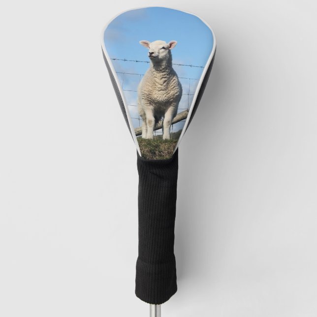 FUNDA PARA PALO DE GOLF CUTE SHEEP (Anverso)