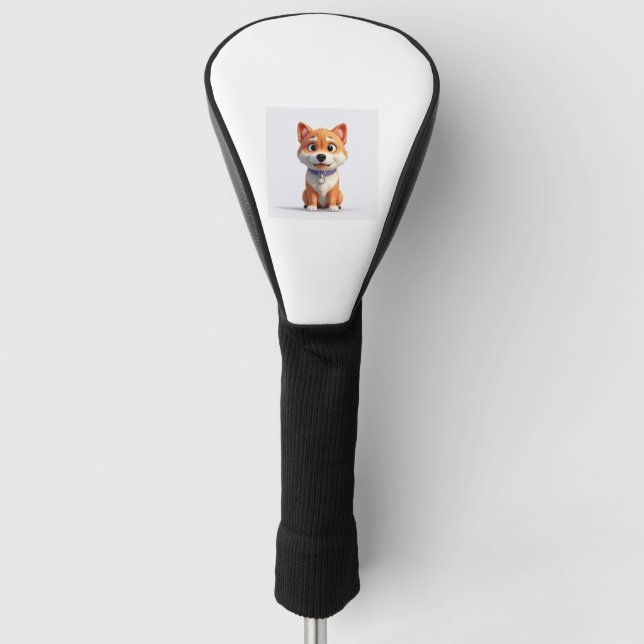 Funda Para Palo De Golf Cute Shiba Inu (Anverso)