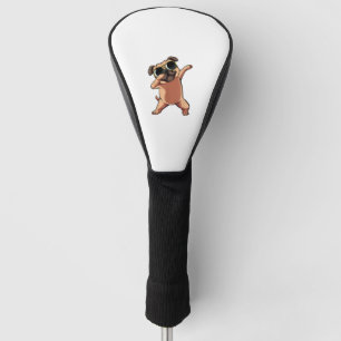 Funda Para Palo De Golf Dabbing Dab Pug Dog Mascotas bailan pipa animal