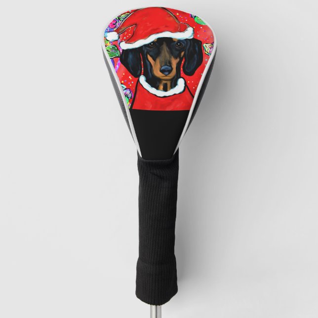 FUNDA PARA PALO DE GOLF DACHSHUND (Anverso)