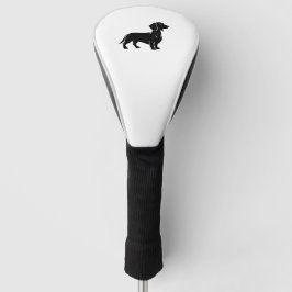 Funda Para Palo De Golf Dachshund Dog Silhouette