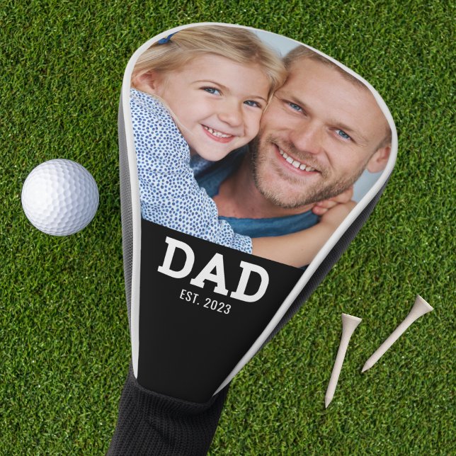 Funda Para Palo De Golf Dad Established Modern Script Photo (Subido por el creador)