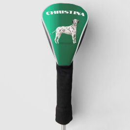 Funda Para Palo De Golf Dalmatian Dog Lover Green Personal