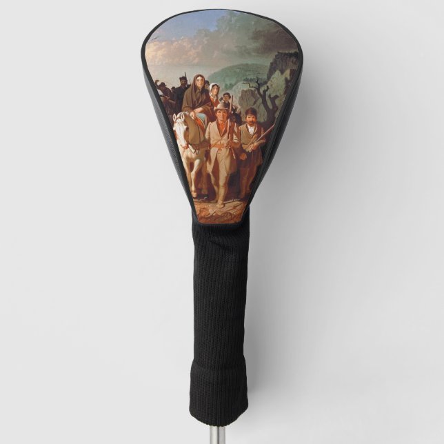 Funda Para Palo De Golf Daniel Boone escoltando colonos (Anverso)