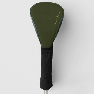 Funda Para Palo De Golf Dark olive textured