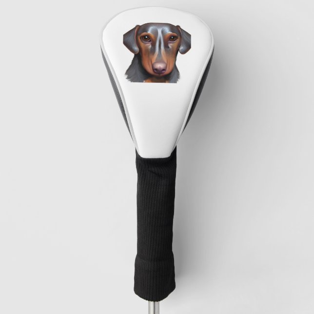 Funda Para Palo De Golf Darling Dachshund (Anverso)