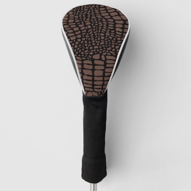 Funda para palo de golf  de  animal marrón (Anverso)