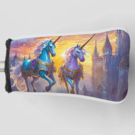 Funda Para Palo De Golf De Unicornios Y Castles Diseño Por Rich AMeN Gill