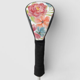 Funda Para Palo De Golf Decoración de acuarela floral