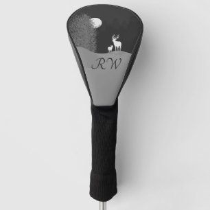 Funda Para Palo De Golf Deer en la Luna Lit Hill Personal