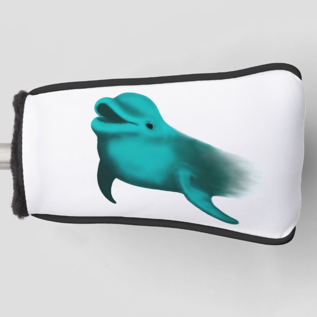 Funda Para Palo De Golf Delfín afortunado (Anverso)