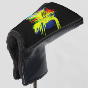 Funda Para Palo De Golf Delfines al sol con mano