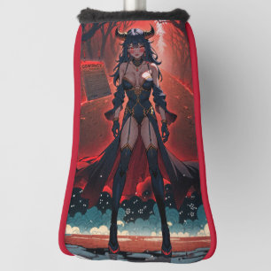 Funda Para Palo De Golf Demonio con Contacto en Encrucijada, Anime Demonio