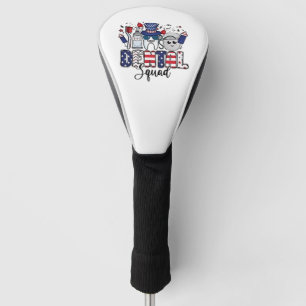 Funda Para Palo De Golf Dental Squad Cute Dentista Higienista 4 de Julio