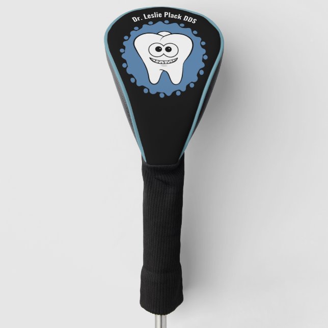 Funda Para Palo De Golf Dentista Feliz Diente (Anverso)