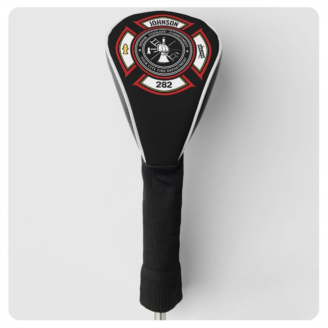 Funda Para Palo De Golf Departamento de Bomberos AÑADIR NOMBRE Insignia pa (Subido por el creador)