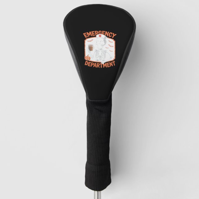 Funda Para Palo De Golf Departamento de Emergencia Funny Enfermera de Hall (Anverso)