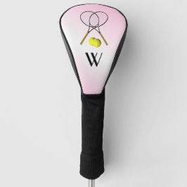 Funda Para Palo De Golf Deportes de tenis rosado