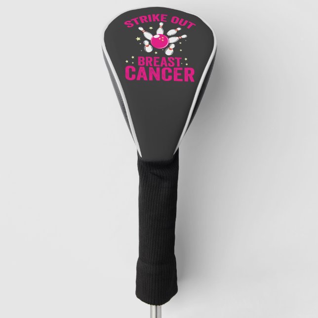 Funda Para Palo De Golf Descuento de cáncer de mama Gracioso regalo deport (Anverso)