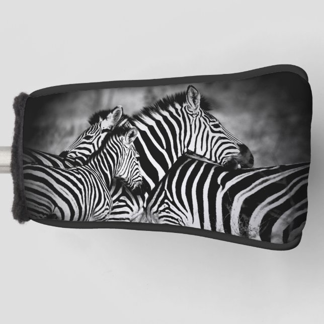 Funda Para Palo De Golf Deslumbramiento de cebra  (Anverso)