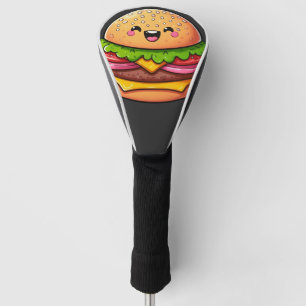 Funda Para Palo De Golf Deslumbramiento de Kawaii Burger