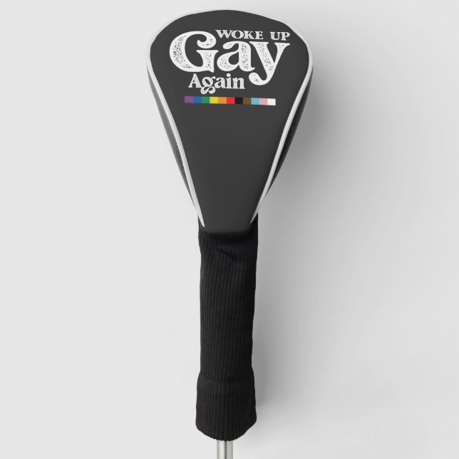 Funda Para Palo De Golf Despertó de nuevo a los homosexuales para apoyar e (Anverso)