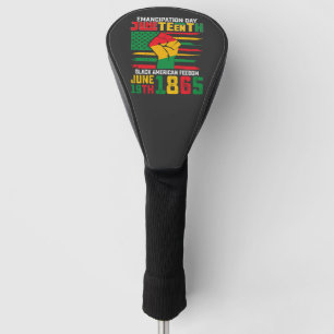 Funda Para Palo De Golf Día de la Emancipación de Juneteenth Libertad Negr
